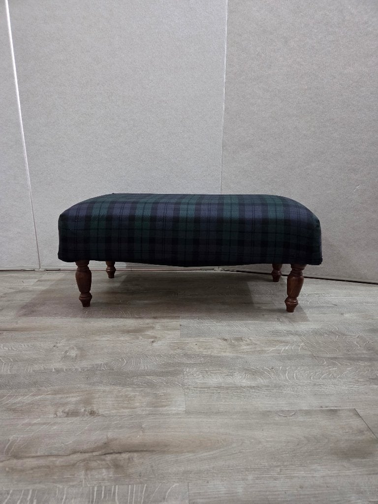 Klassieke Hocker / Poef, Ophalen, Gebruikt, Minder dan 50 cm, Stof