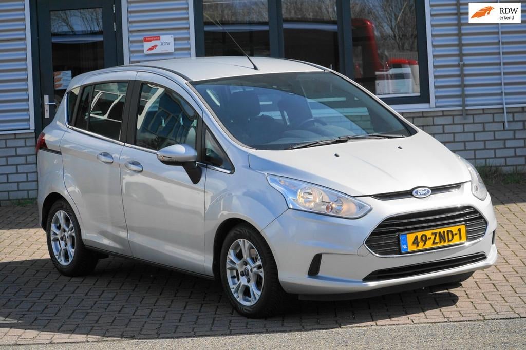 Ford B-Max 1.6 TI-VCT Titanium AUTOMAAT, Gebruikt, 4 cilinders, B-Max, Leder en Stof