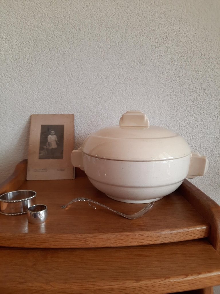 Oude Dekschaal  **Art Deco**, Antiek en Kunst, Ophalen of Verzenden
