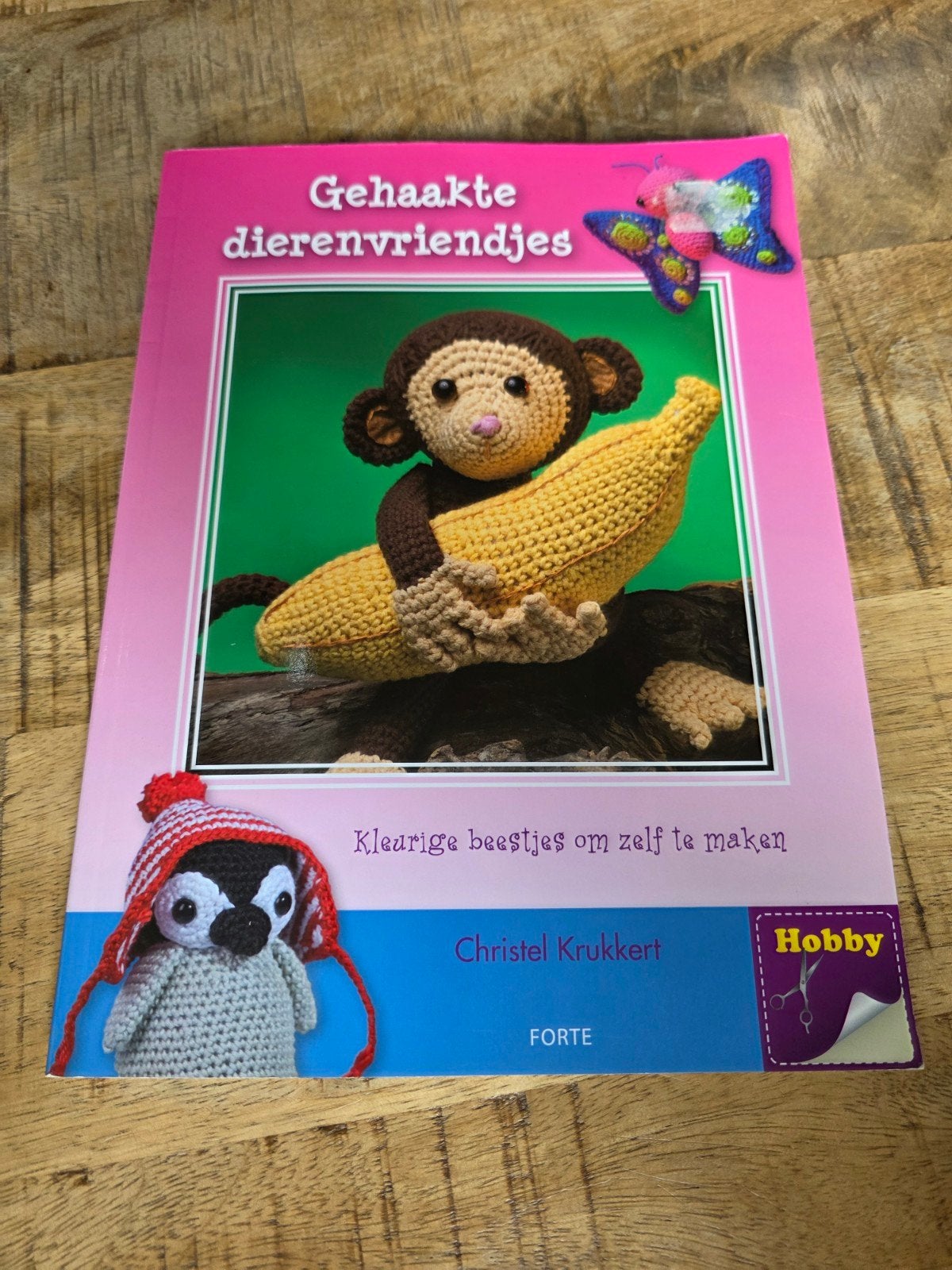 Christel Krukkert - Gehaakte dierenvriendjes, Fotograferen en Filmen, Ophalen of Verzenden, Zo goed als nieuw, Christel Krukkert