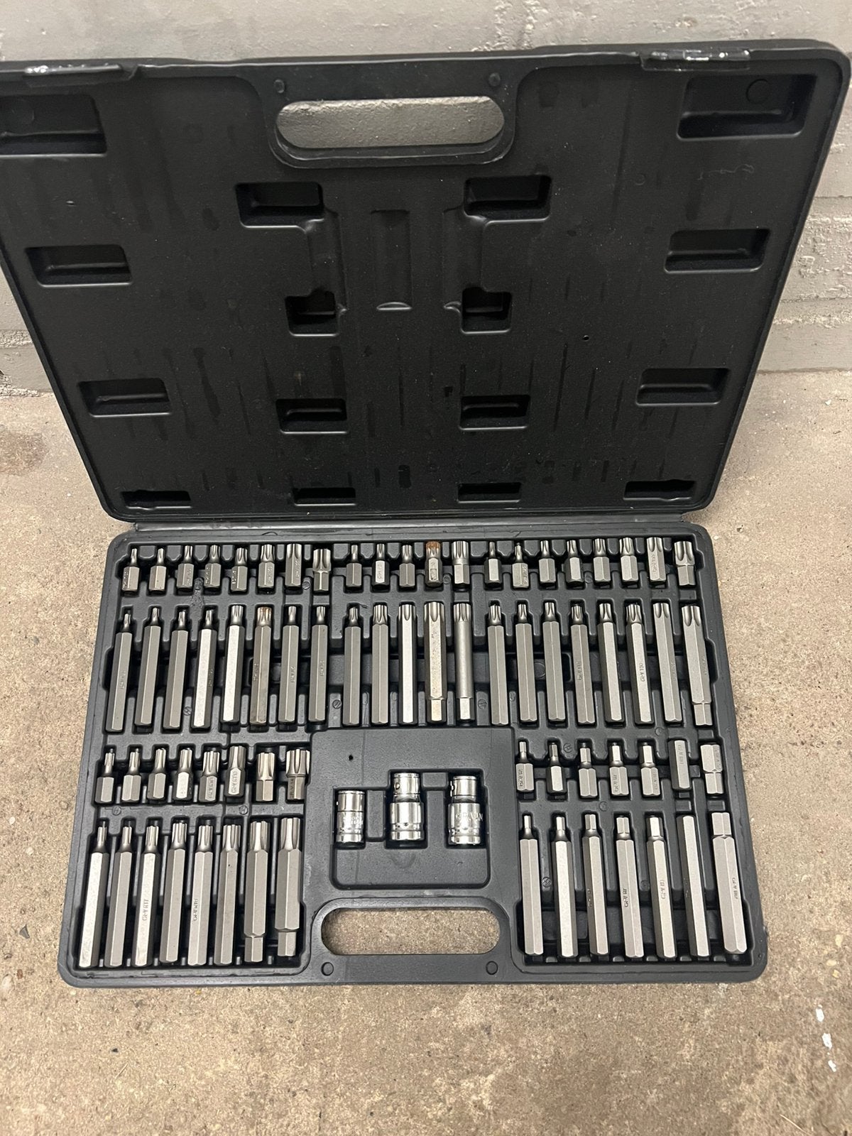 Inbus-torx-spline-ribe doppen 75 delig, Ophalen, Nieuw