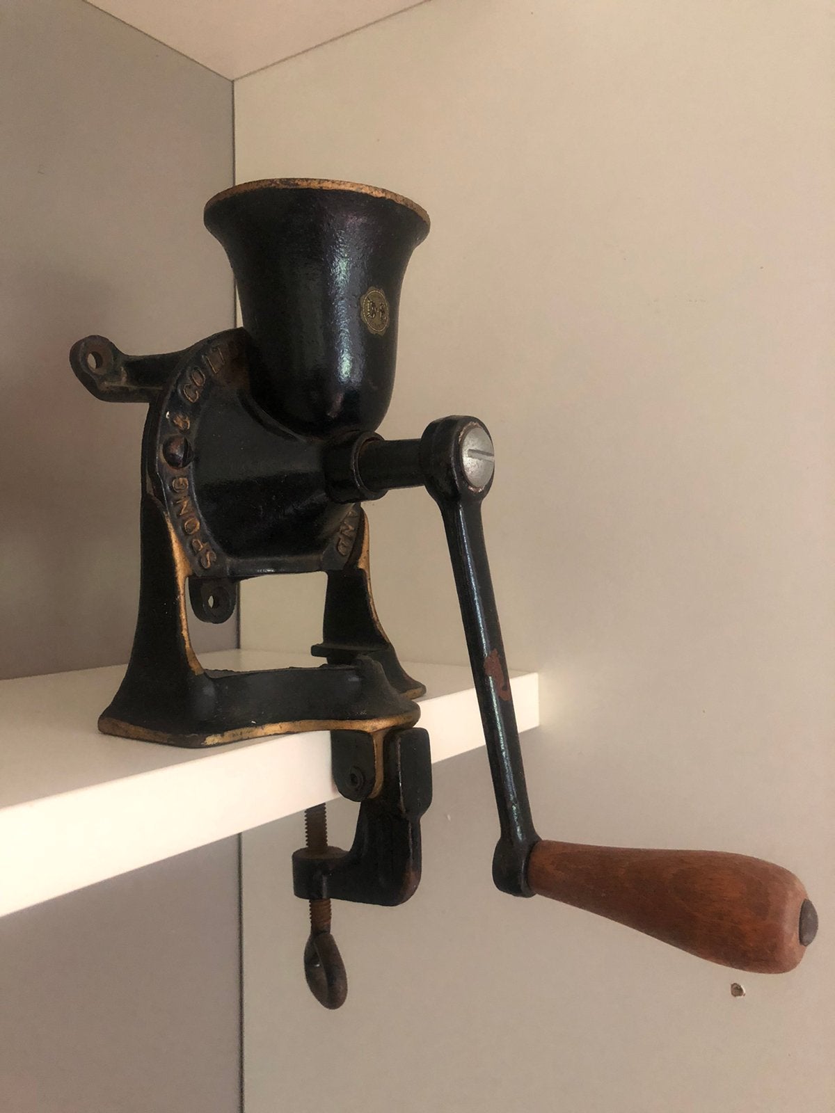 Antieke koffiemolen, Antiek en Kunst, Antiek | Keukenbenodigdheden, Ophalen of Verzenden