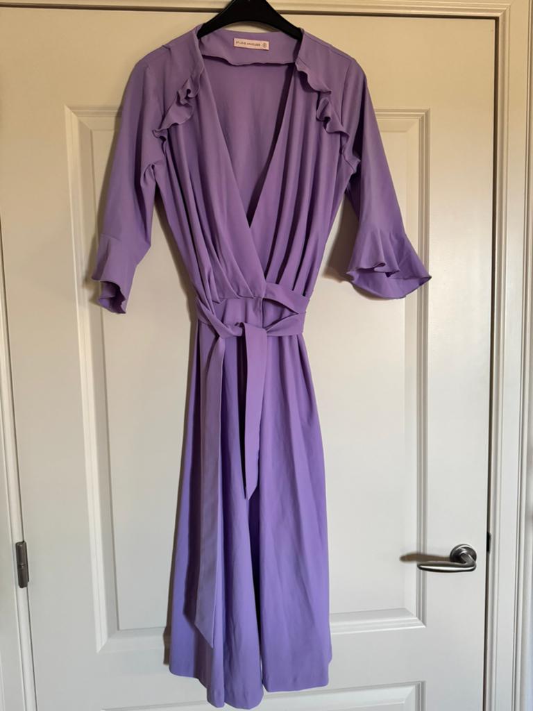 Studio Anneloes lila jurk travelstof maat M Bruiloft, Maat 38/40 (M), Overige kleuren, Nieuw, Ophalen of Verzenden