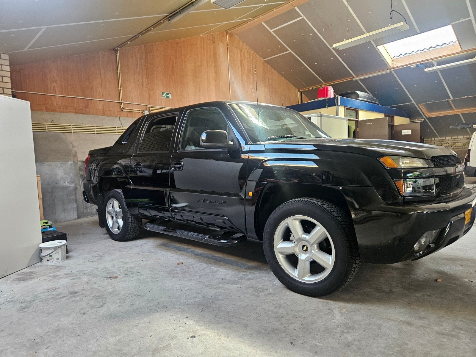 Chevrolet avalanche 2005 pick-up, Automaat, 7 stoelen, Zwart, Leder