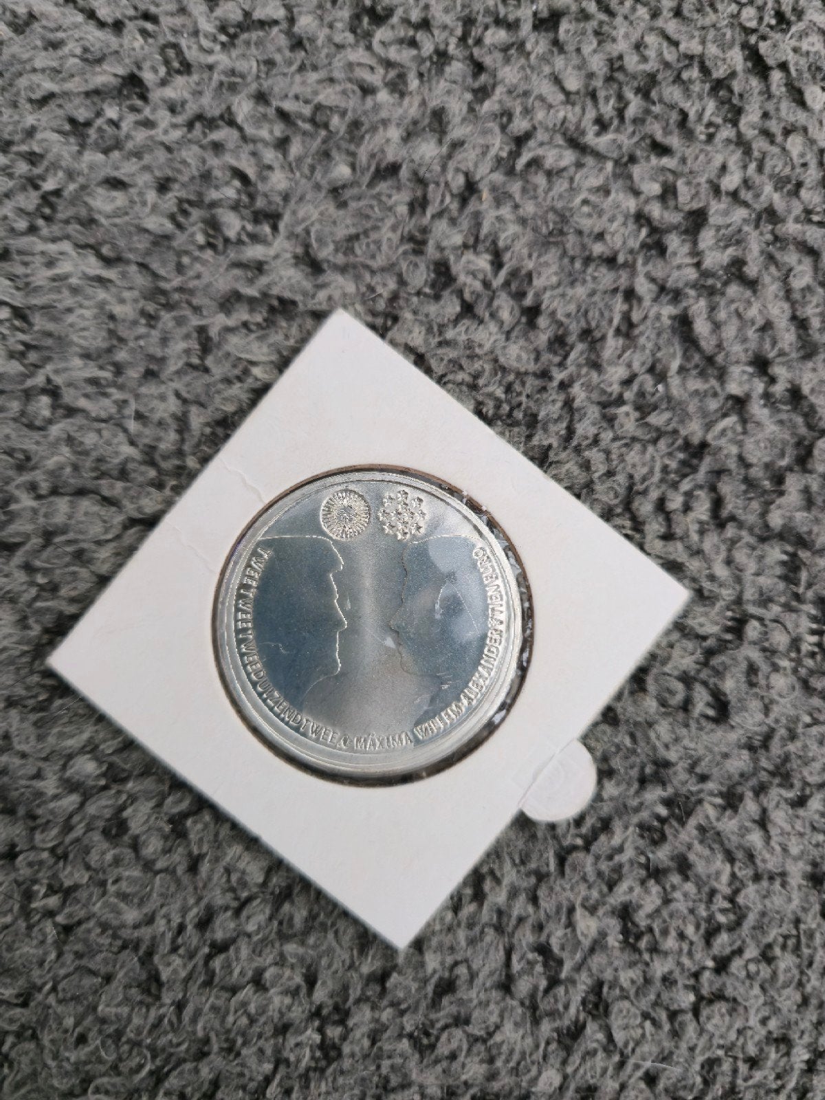 Zilveren 10 gulden (huwelijk van Willem-Alexander), Postzegels en Munten, Munten | Nederland, Ophalen of Verzenden, Koningin Beatrix