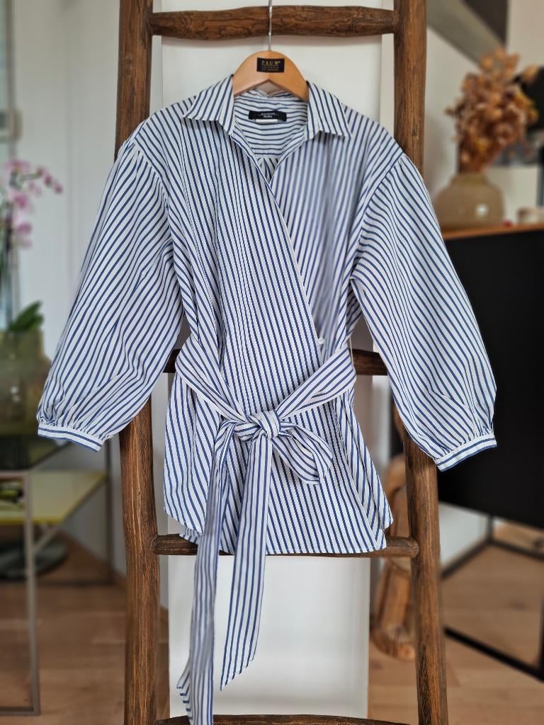 Max Mara Weekend blouse maat 38/40 twv € 299 nieuw, Maat 38/40 (M), Verzenden, Wit, Pauw