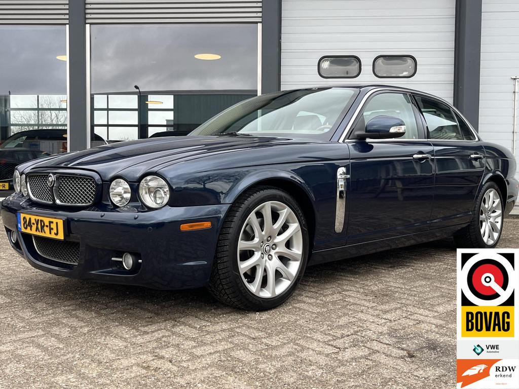 Jaguar XJ 4.2 V8 Sovereign SWB 2 eigenaren open dak nette st, Auto's, Jaguar, Automaat, Achterwielaandrijving, Blauw, Euro 4