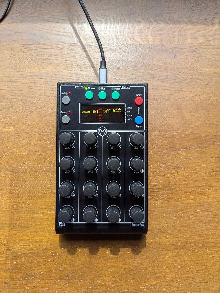 Faderfox EC4, Muziek en Instrumenten, Midi-apparatuur, Ophalen of Verzenden, Zo goed als nieuw