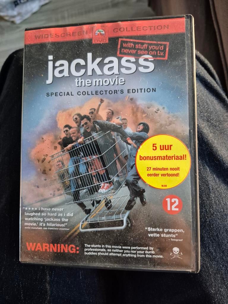 Jackass The Movie - Special Collector's Edition DVD, Vanaf 12 jaar, Ophalen of Verzenden, Gebruikt, Actiekomedie
