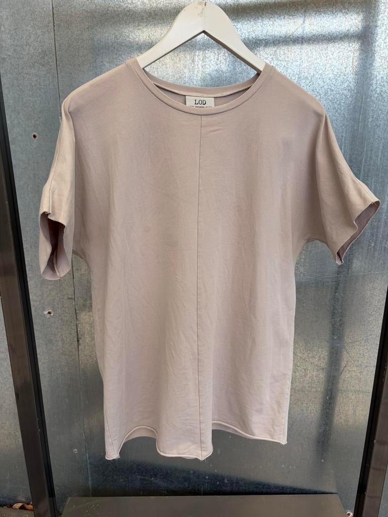 Lod lotte oudshoorn design top shirt, Kleding | Dames, Ophalen of Verzenden, Zo goed als nieuw, Beige, Korte mouw
