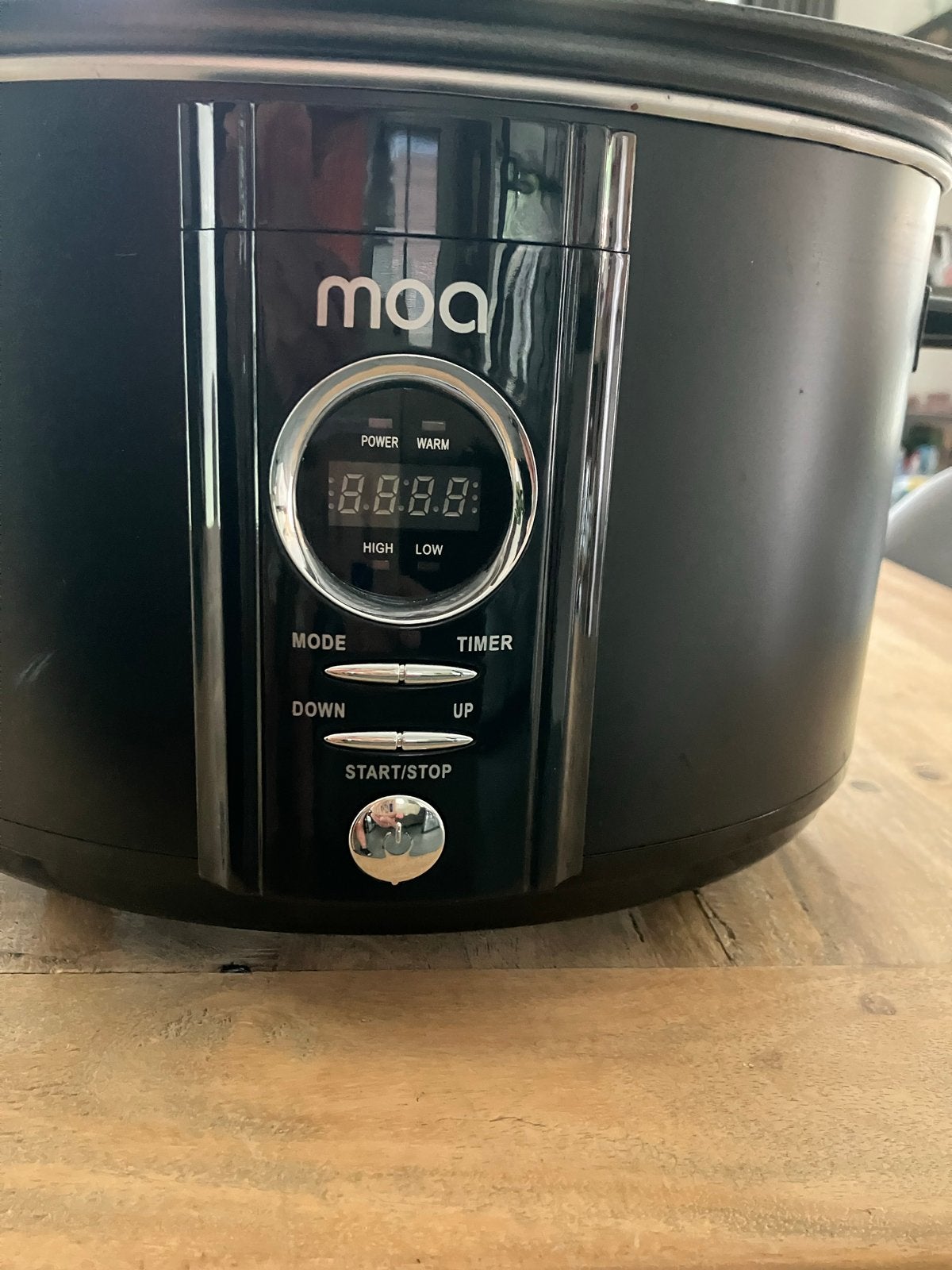MOA Slowcooker SC65DB - 6,5 liter met timer, Ophalen, Timer, Zo goed als nieuw