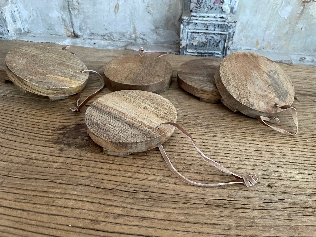 Onderzetters amuse plankjes van stoer sober hout, Ophalen of Verzenden, Hout