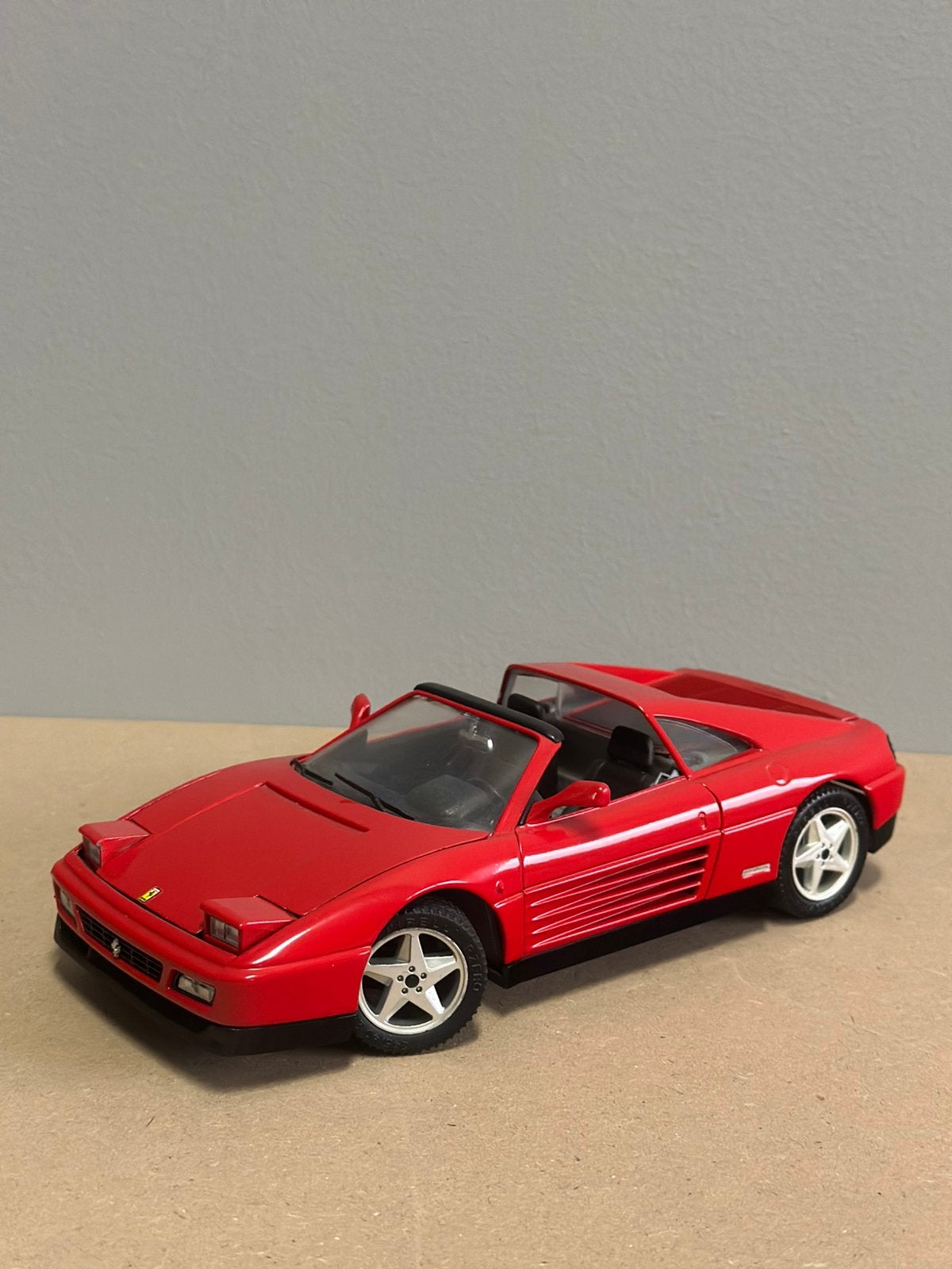 Ferari 348 cabriolet modelauto 1:18 mira, Ophalen of Verzenden, Zo goed als nieuw, Auto