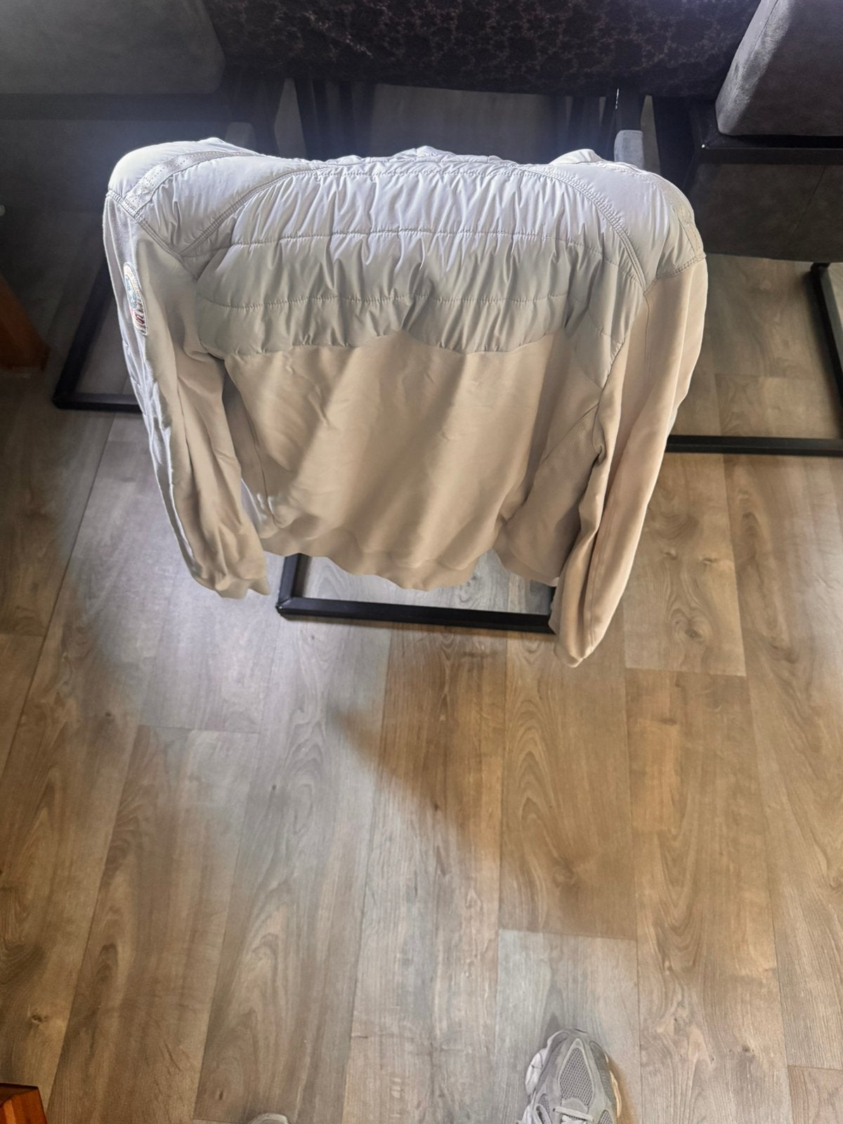 Parajumper jas, Ophalen, Zo goed als nieuw, Maat 48/50 (M), Grijs