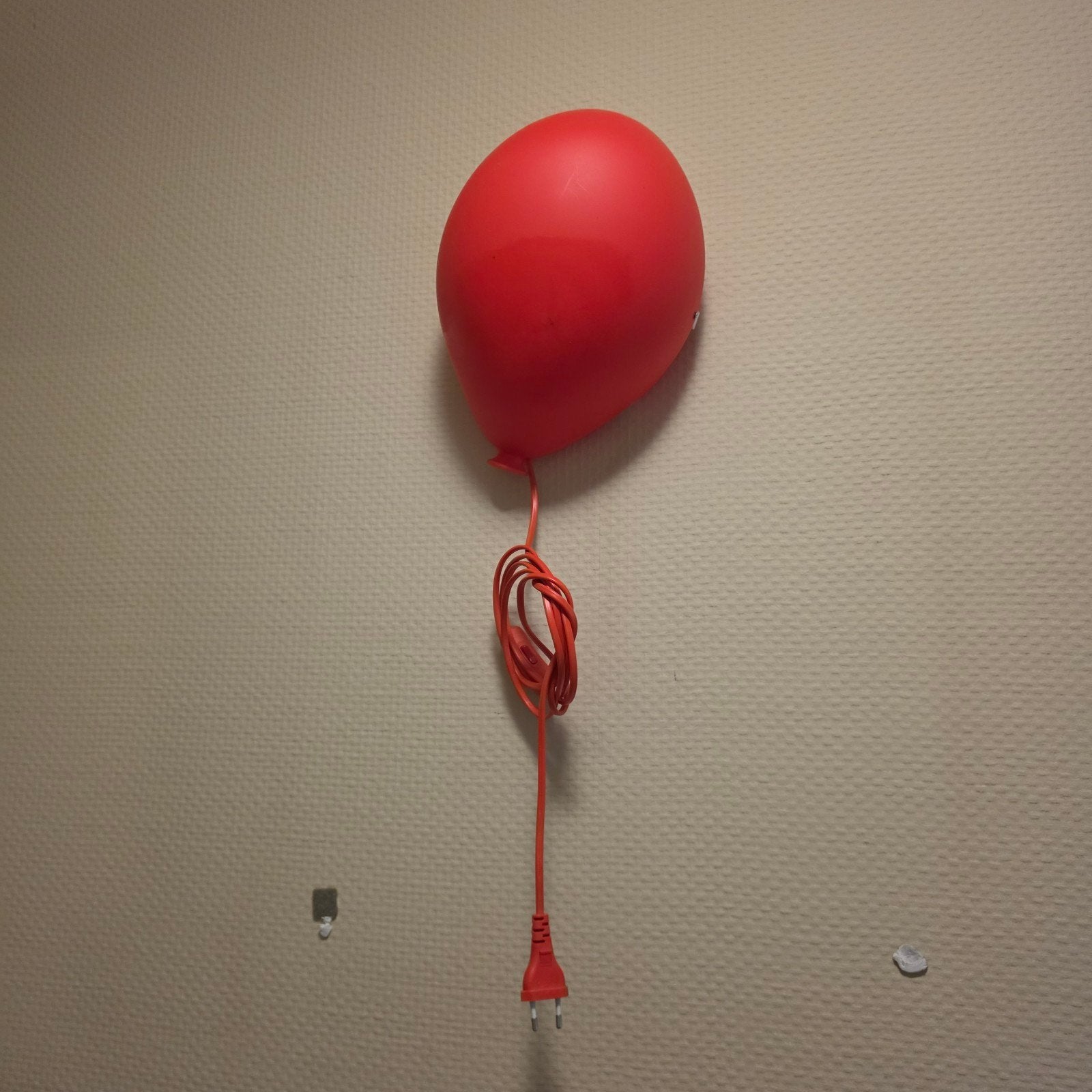 IKEA Drömminge Wandlamp Ballon Rood Kinderkamer Retro, Ophalen of Verzenden