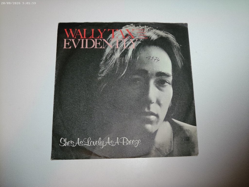 Wally Tax - Evidently, Cd's en Dvd's, Gebruikt, Fotohoes, 7 inch, Ophalen of Verzenden