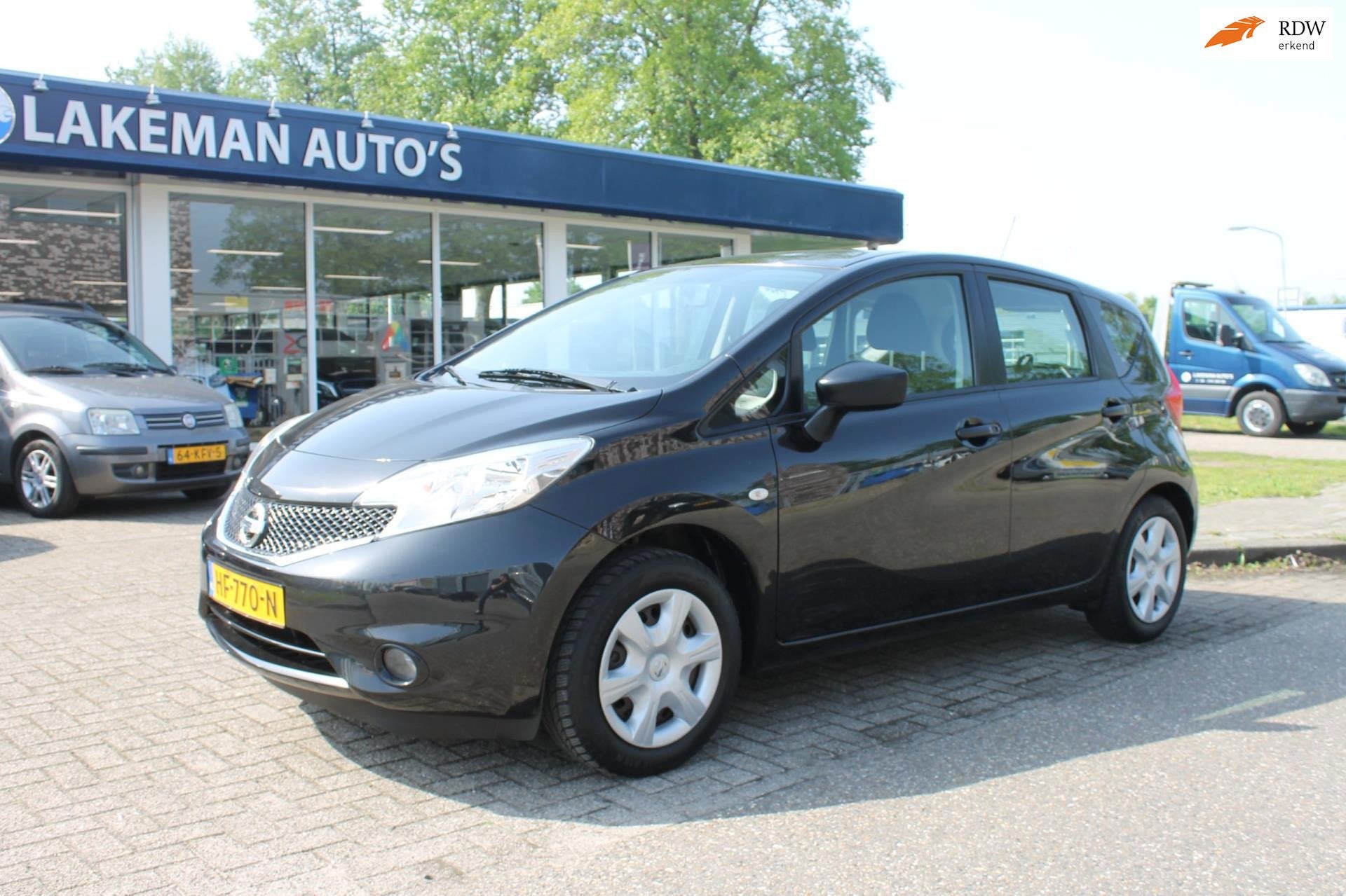 Nissan Note 1.2 Visia Blackline Huurkoop Inruil APK Garantie, Euro 6, 1198 cc, Bedrijf, Handgeschakeld