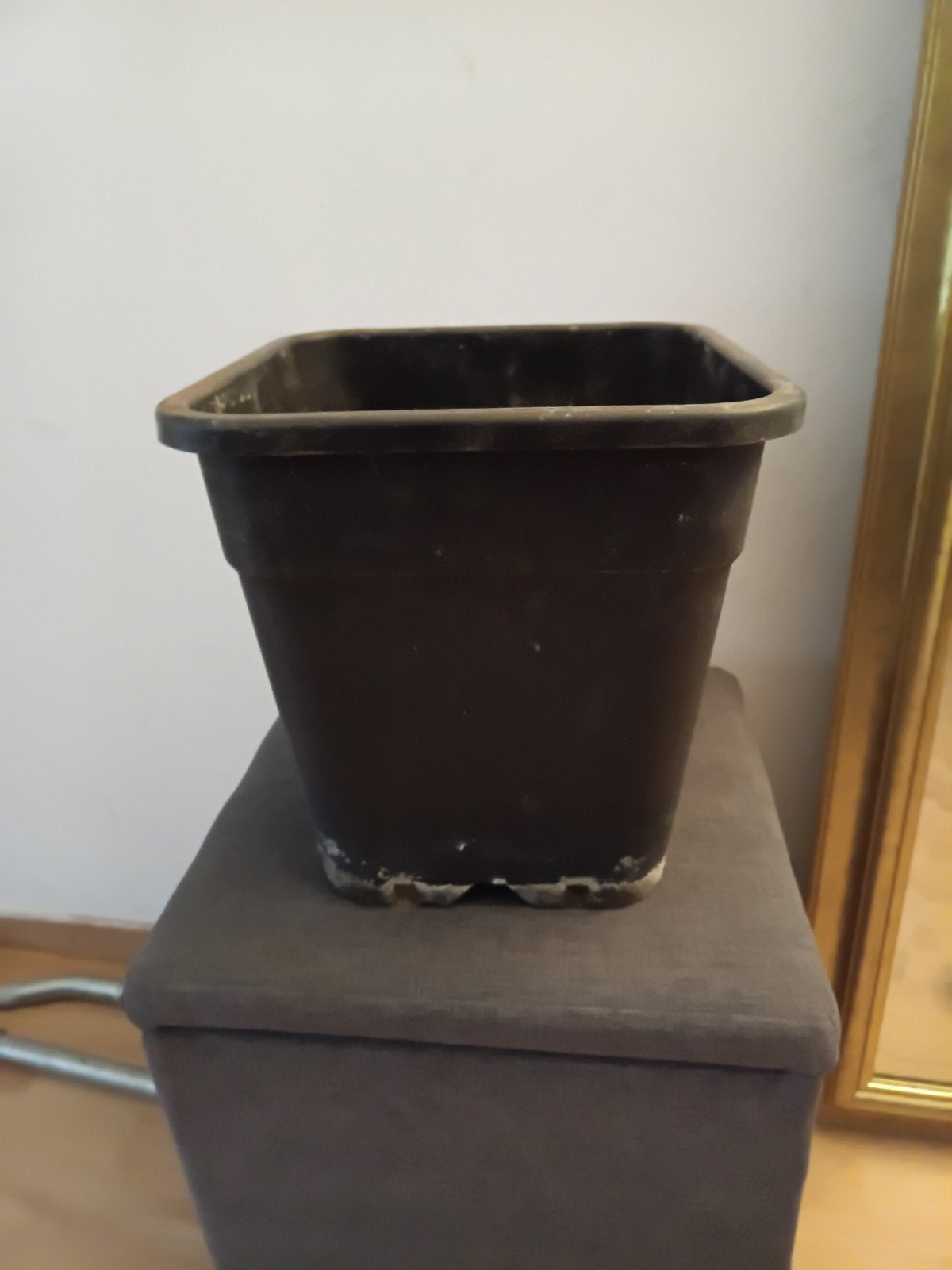 Gebruikte zwarte kunststof bloempot 200 stuks, Kunststof, Gebruikt, Minder dan 30 cm, Minder dan 60 cm