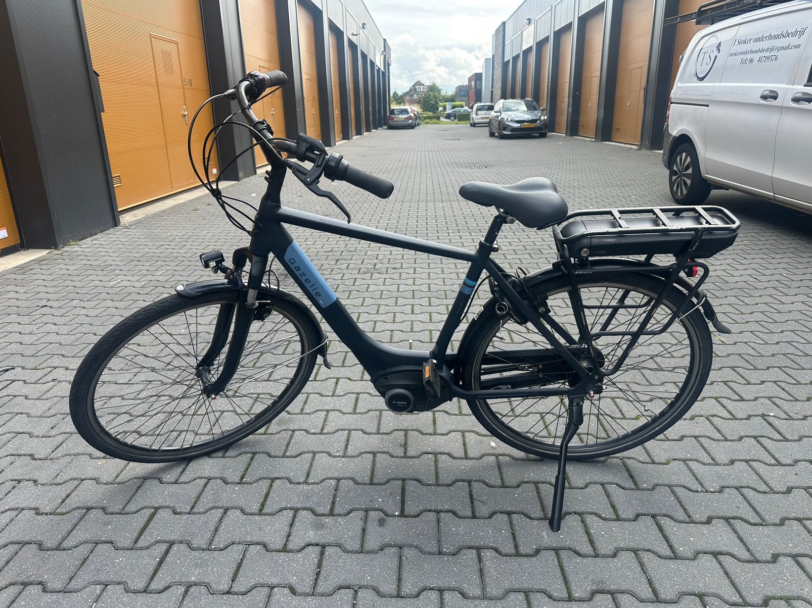 Gazelle paris c7 53 cm elektrisch fiets bosch, Fietsen en Brommers, Fietsen | Heren | Herenfietsen, Ophalen, Versnellingen, Zo goed als nieuw