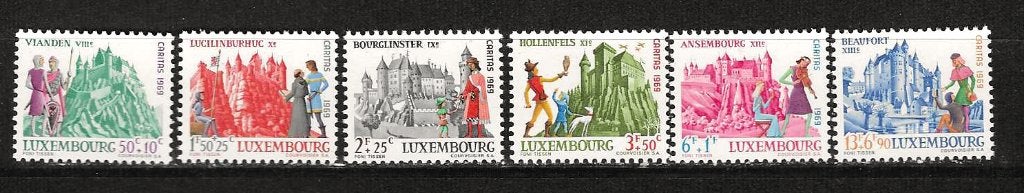 Luxemburg 798-803 postfris, Ophalen of Verzenden, Luxemburg, Postfris