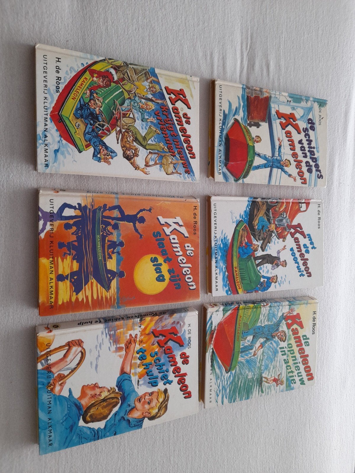 De Kameleon Boekenreeks - H. de Roos (6 delen), Boeken, Ophalen of Verzenden, Gelezen, H. de Roos, Fictie algemeen
