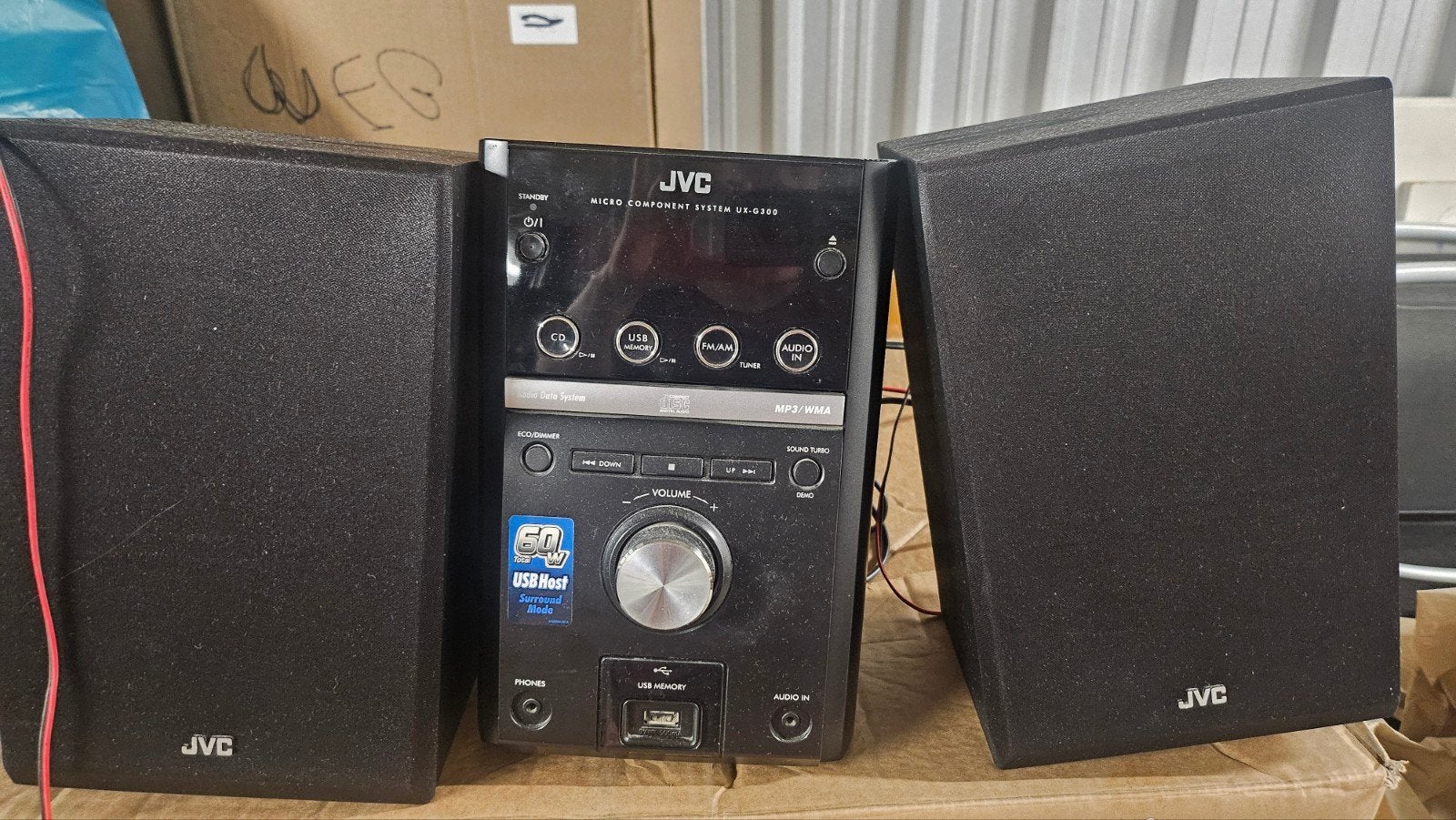 JVC Micro Component System UX-G300 met speakers, Gebruikt, JVC, Microset, Tuner of Radio