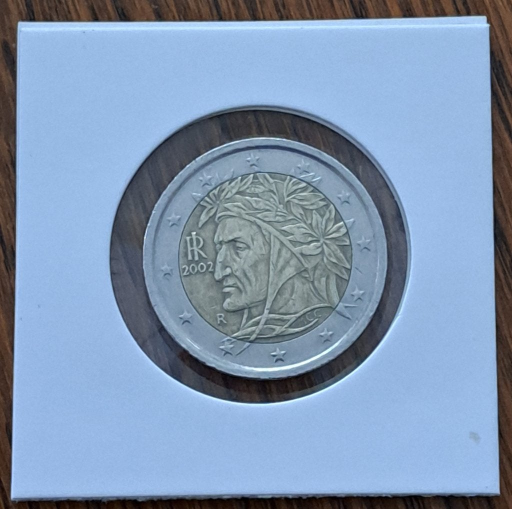 TWEE EUROMUNT van ITALIË 2002, Ophalen of Verzenden, Italië, 2 euro, Losse munt