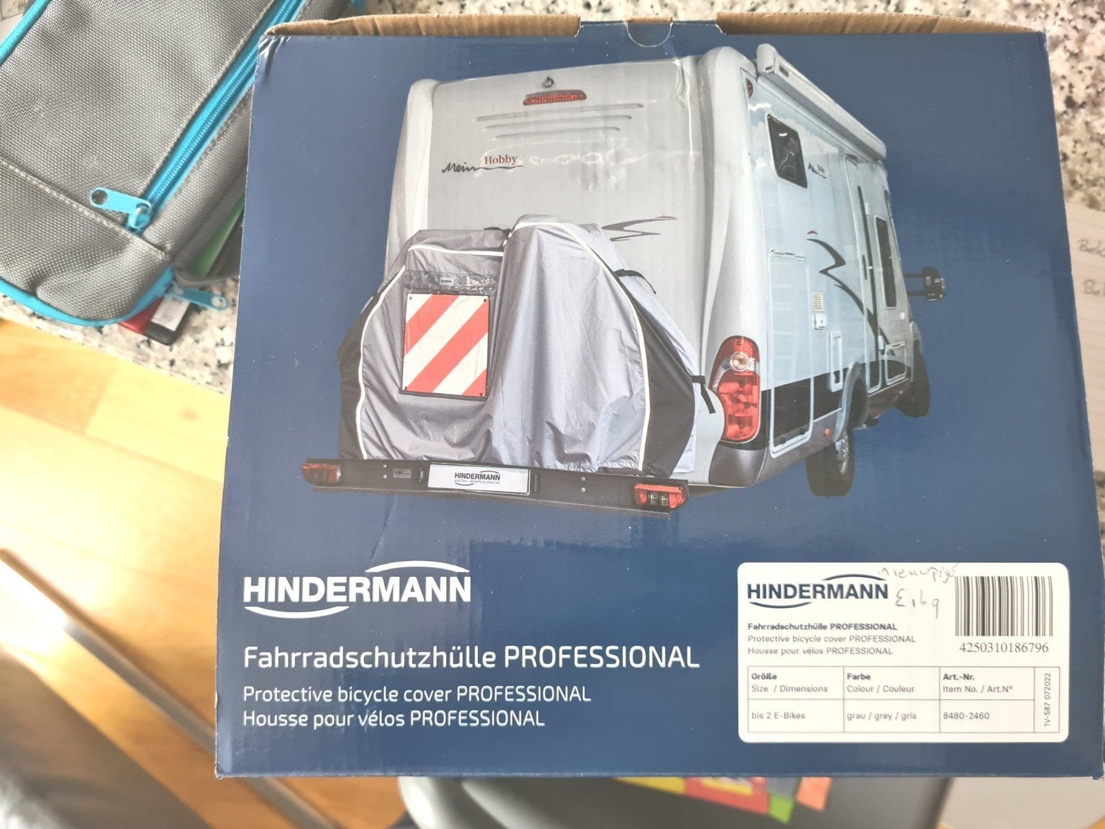HINDERMANN fiets hoes voor camper - Nieuw in verpakking, Ophalen of Verzenden, Nieuw