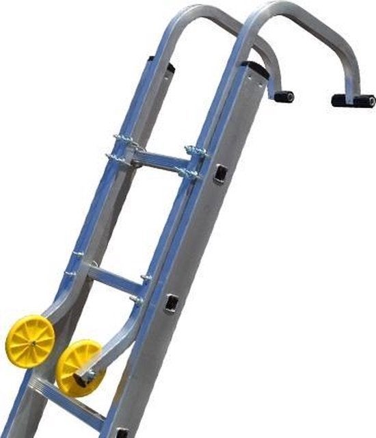 Ladderhaak nokhaak set van 2 stuks te huur, Doe-het-zelf en Verbouw, Ladders en Trappen, Ophalen of Verzenden, Gebruikt, Ladder