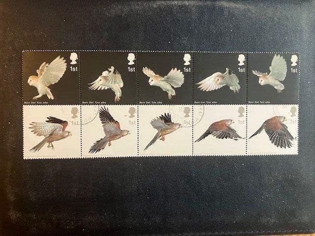 GB 2003 Birds of Ptey set of 10 f.u., Verzenden, Gestempeld