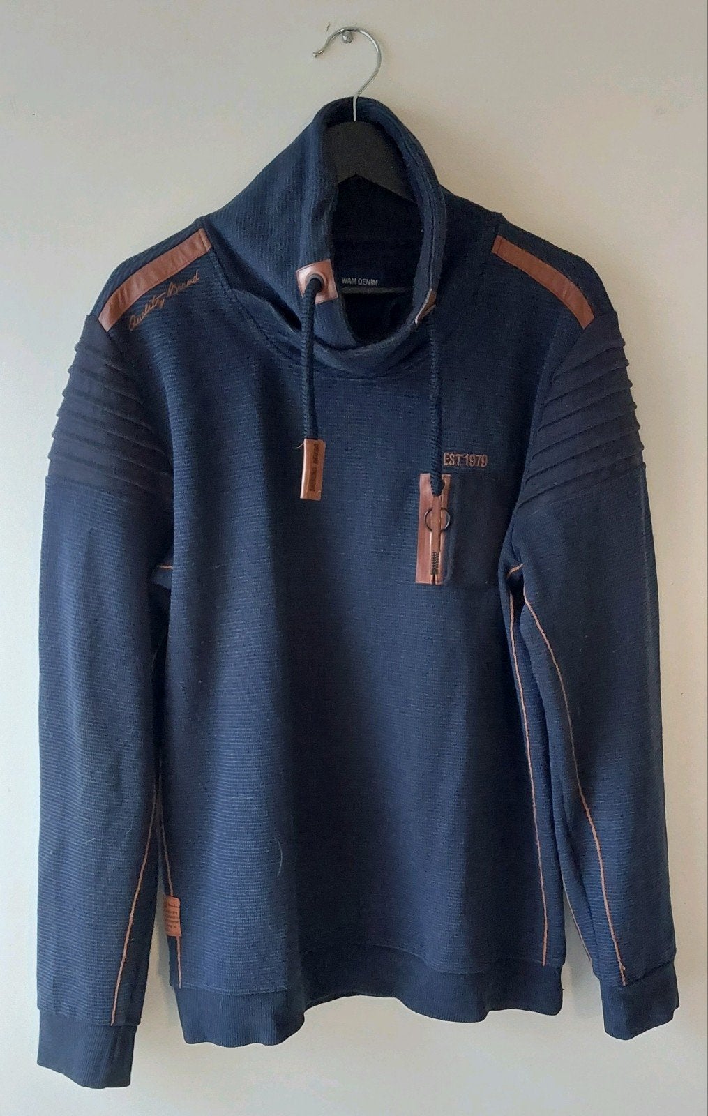 Herentrui  WAM denim maat L, Ophalen of Verzenden, Gedragen, Blauw