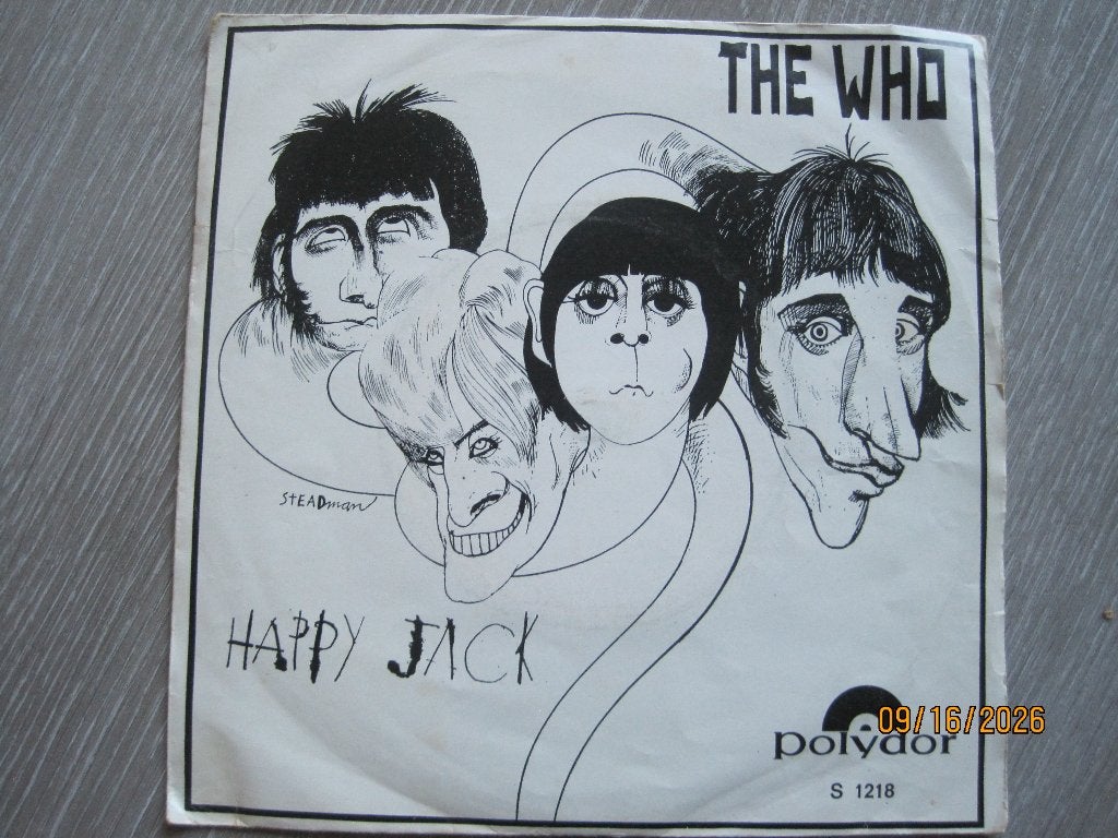 The Who   -   Happy jack, Fotohoes, 7 inch, Ophalen of Verzenden, Zo goed als nieuw
