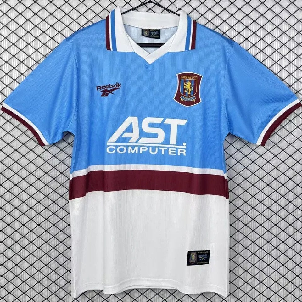 Aston Villa uit shirt retro 1997/98 | Nieuw + Bedrukking, Sport en Fitness, Verzenden, Nieuw, Shirt