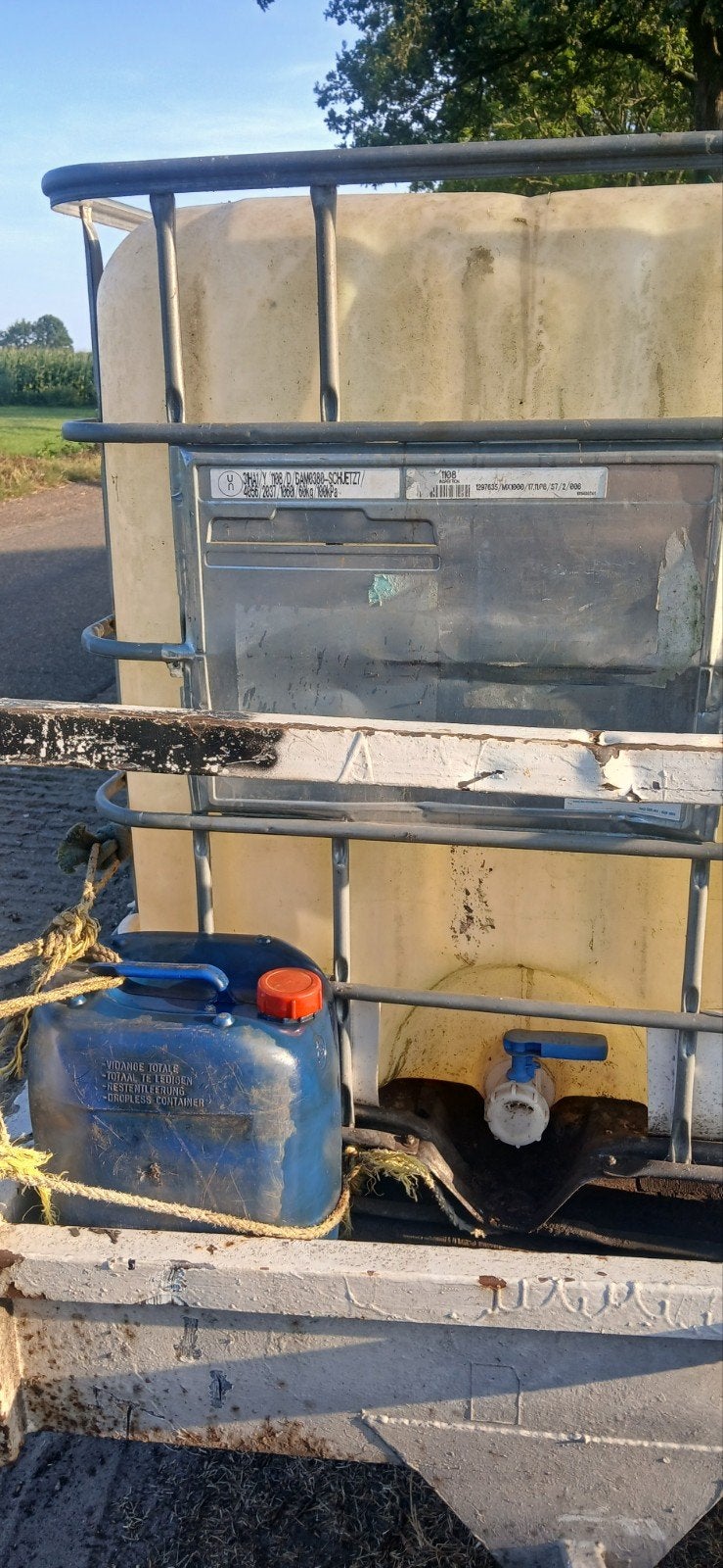 1000 liter IBC vat - Gebruikt, Ophalen, Gebruikt