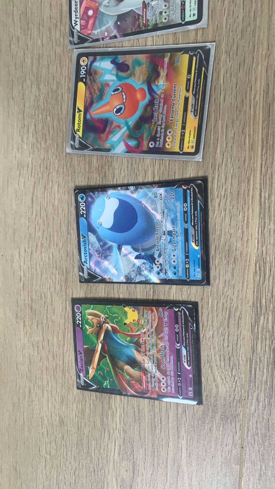 5 V kaarten, Ophalen, Nieuw