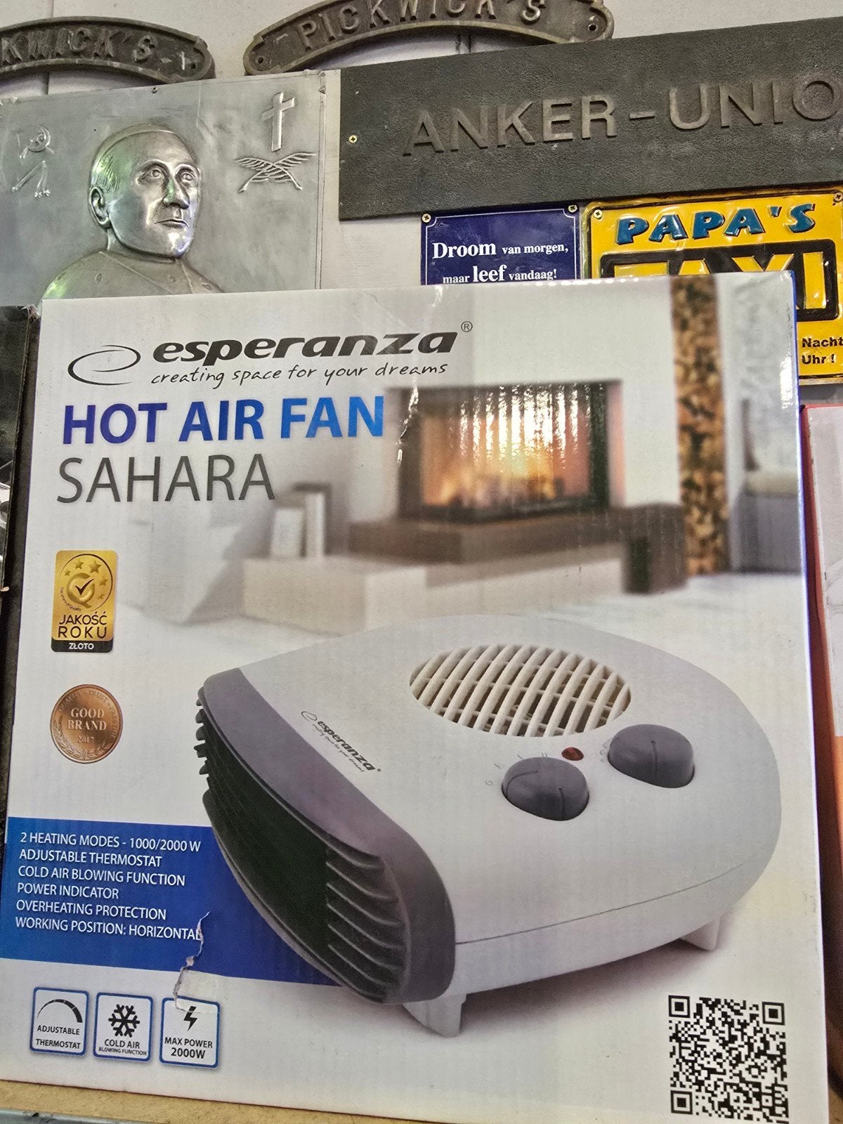 warme en koude lucht ventilatoren, Ophalen of Verzenden, Nieuw, Tafelventilator