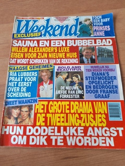 Weekend 1993 Prinses Diana Andre Hazes John Bosman, Verzenden, 1980 tot heden, Nederland, Tijdschrift