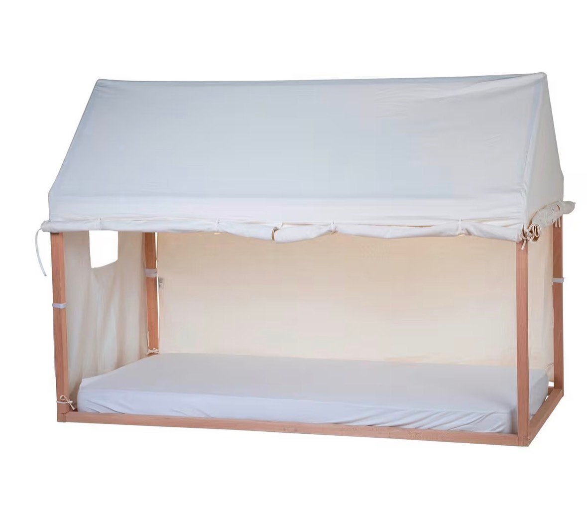 Childhome Bedframe House Cover 90x200 cm - Nieuw, Eenpersoons, Wit, Overige typen, Overige materialen