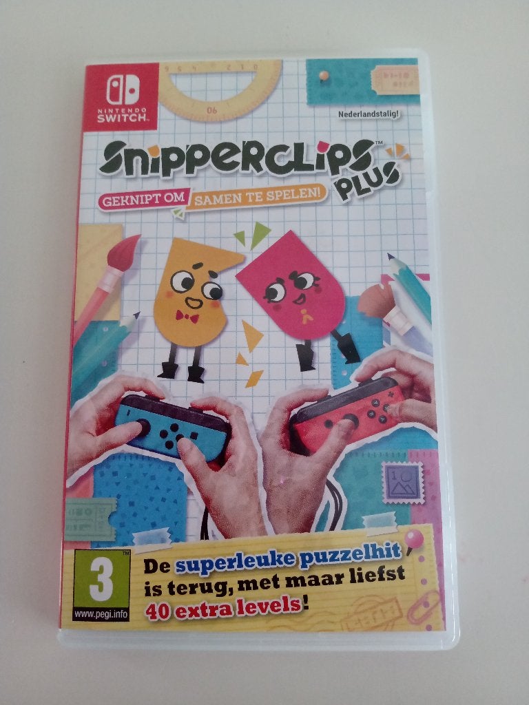 Het Switch Spel : Snipperclips Plus, Puzzel en Educatief, Gebruikt, 1 speler, Ophalen of Verzenden