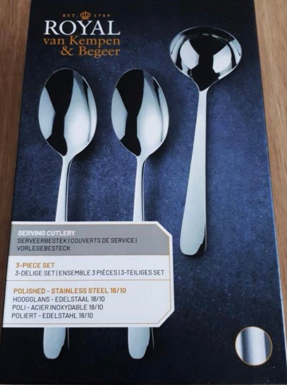 Royal Van Kempen & Begeer Serveerbestek, Huis en Inrichting, Keuken | Bestek, Ophalen of Verzenden, Nieuw, Rvs of Chroom, Vaatwasserbestendig
