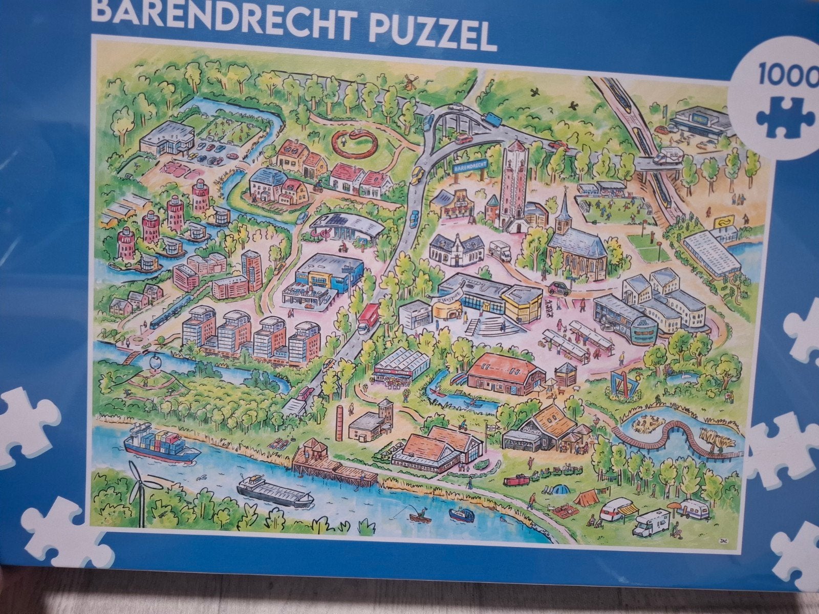 Puzzel van Barendrecht 1000, Ophalen of Verzenden, 500 t/m 1500 stukjes, Nieuw