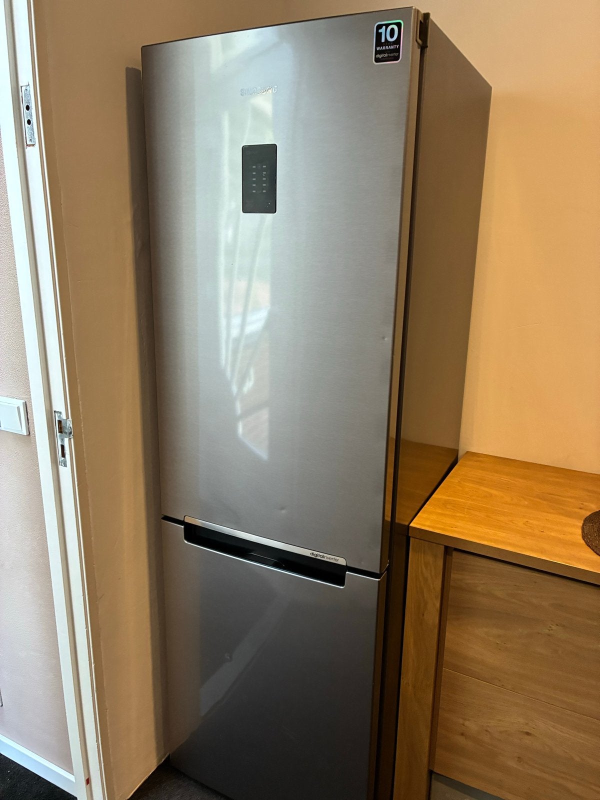 Samsung Koel-vriescombinatie - Zilver grijs, Witgoed en Apparatuur, Ophalen, Gebruikt, 200 liter of meer, 60 cm of meer