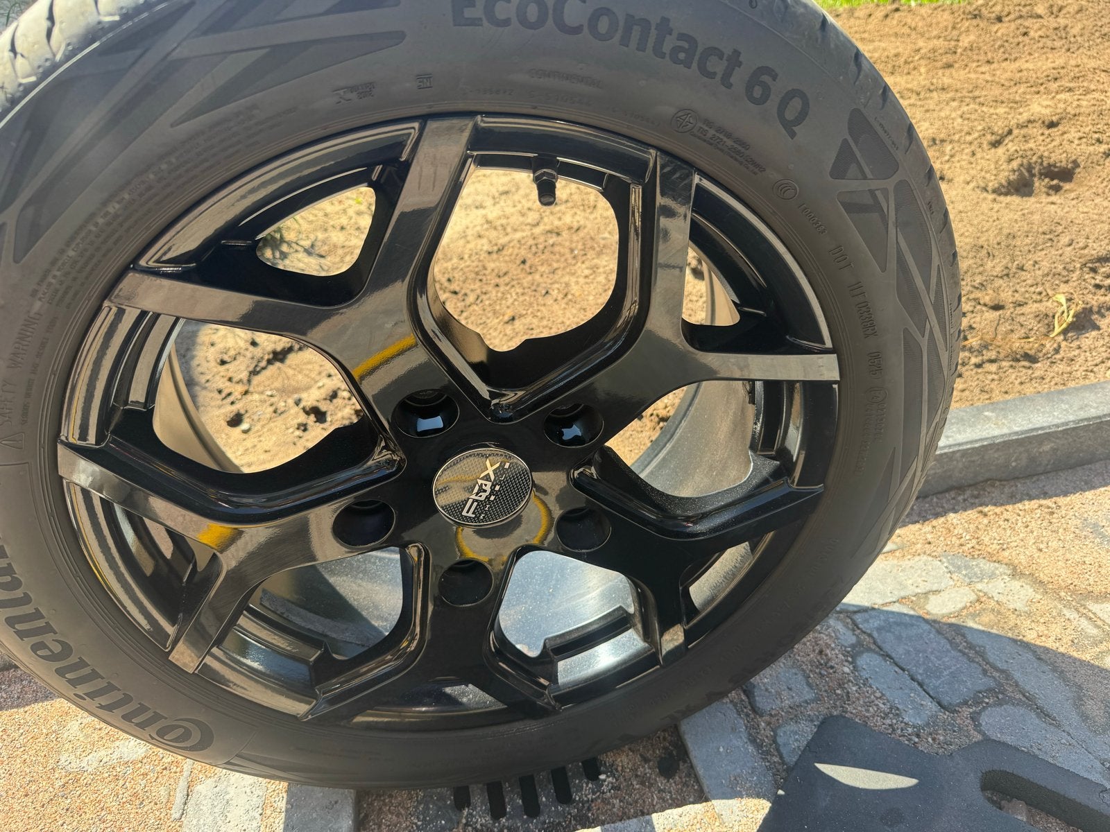 Ford Transit 18” velgen met nieuwe Continental banden, 18 inch, Banden en Velgen, Ophalen of Verzenden, Zomerbanden
