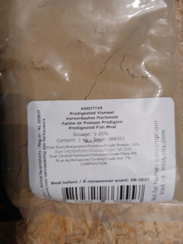 Pd vismeel, Dieren en Toebehoren, Ophalen of Verzenden
