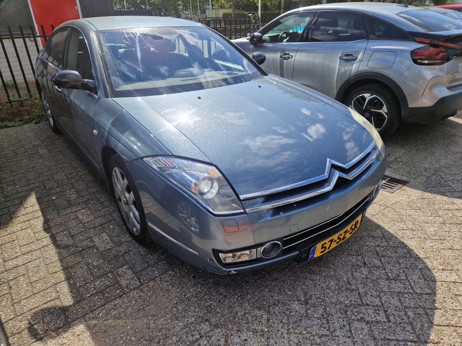 Citroën C6 3.0 V6 24V AUT 2006 Grijs, Auto's, Citroën, Zwart, C6, 2946 cc, Bedrijf