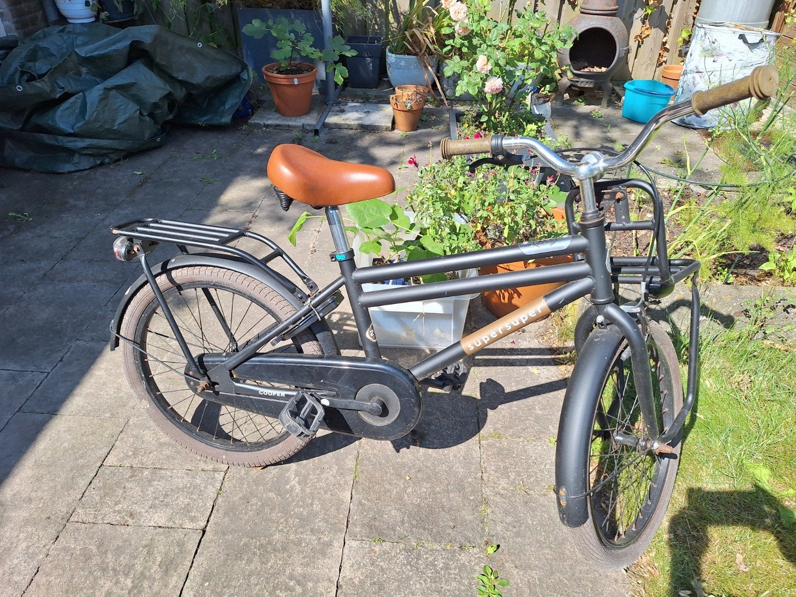 SuperSuper Cooper kinderfiets met voordrager, Fietsen en Brommers, Fietsen | Kinderfietsjes, Ophalen