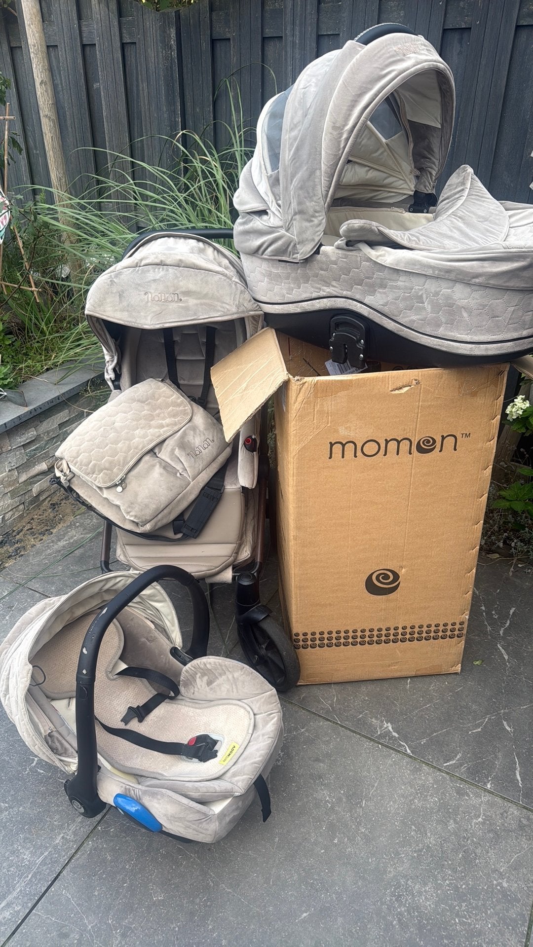 Kinderwagen met alles erbij, Gebruikt, Combiwagen, Met reiswieg, Ophalen