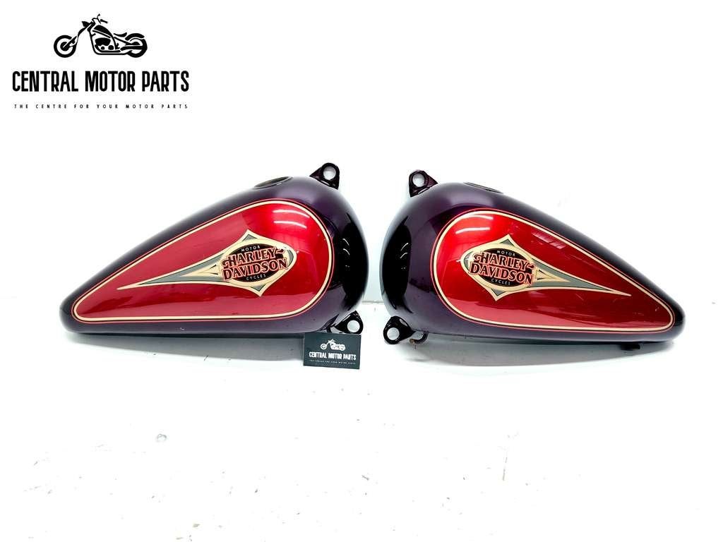 Linker + Rechter Tank Helft 3.5 gallon Softail 1985-1999, Niet ingevuld, Gebruikt, Niet ingevuld, Ophalen of Verzenden