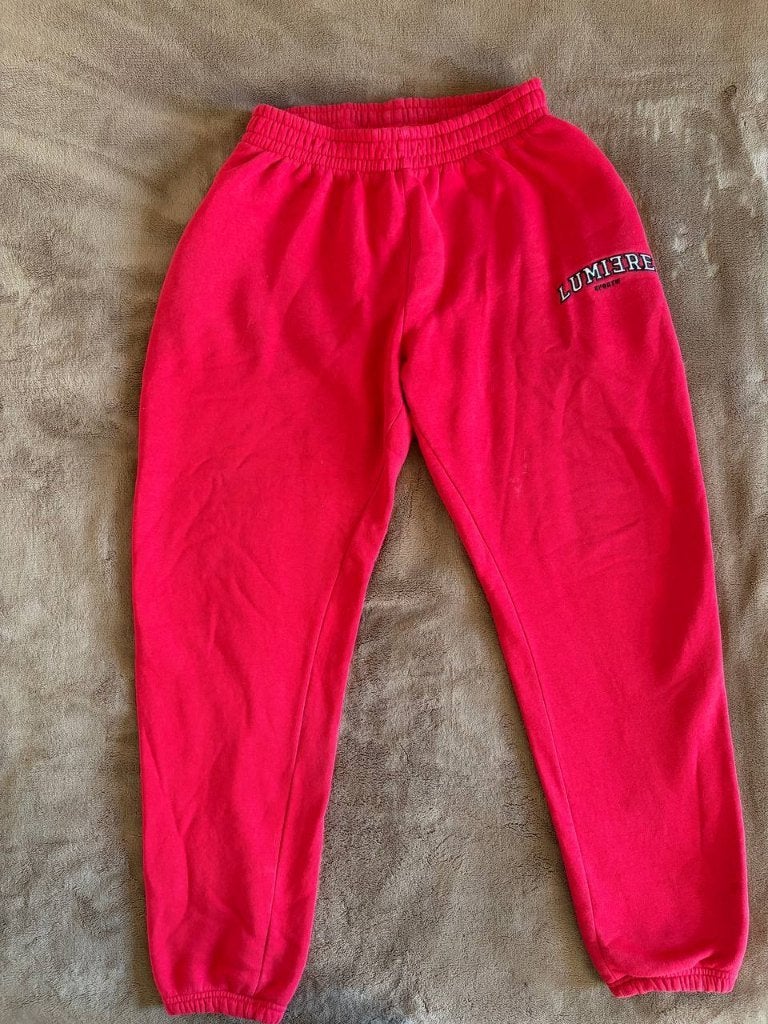 Lumi3re Sportif Broek Red XXL, Ophalen, Gedragen, Overige maten, Rood