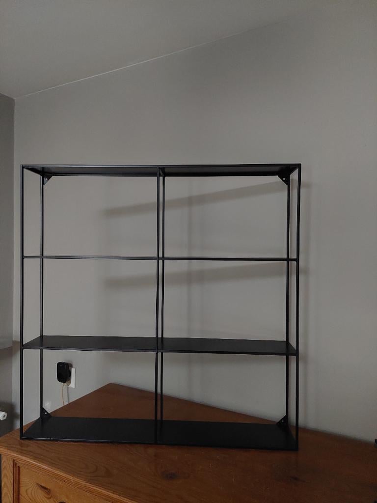 Keukenrek kruidenrek zwart staal, Ophalen